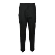 Elegante Linnenmix Stretchbroek Dondup , Black , Dames