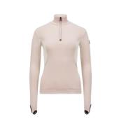 Roze Rits Trui Jersey Moncler , Pink , Dames