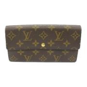 Pre-owned Canvas wallets Louis Vuitton Vintage , Brown , Dames