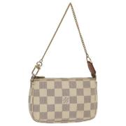 Pre-owned Canvas louis-vuitton-bags Louis Vuitton Vintage , White , Da...