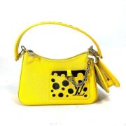 Pre-owned Leather handbags Louis Vuitton Vintage , Yellow , Dames