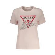 Rosa Katoenen Tops & T-shirt Guess , Pink , Dames