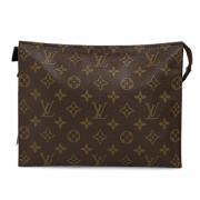 Pre-owned Canvas louis-vuitton-bags Louis Vuitton Vintage , Brown , Da...