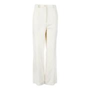 Viscose Linnen Broek Patrizia Pepe , White , Dames