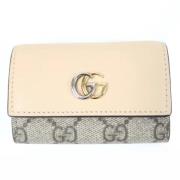 Pre-owned Canvas key-holders Gucci Vintage , Beige , Dames