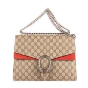 Pre-owned Canvas gucci-bags Gucci Vintage , Beige , Dames