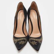 Pre-owned Satin heels Gianvito Rossi Pre-owned , Black , Dames