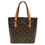 Pre-owned Canvas louis-vuitton-bags Louis Vuitton Vintage , Brown , Da...