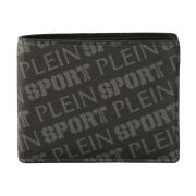 Stijlvolle Portemonnee van Kunstleer Plein Sport , Black , Heren