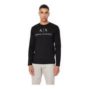 Polo Shirt Armani Exchange , Black , Heren