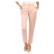 Katoenen en Viscose Broek Guess , Pink , Dames