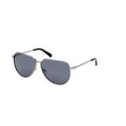 Gunmetal Gepolariseerde Zonnebril Guess , Gray , Heren