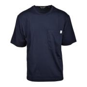 Katoenen T-shirt Corneliani , Blue , Heren