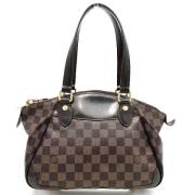 Pre-owned Canvas handbags Louis Vuitton Vintage , Brown , Dames