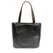 Pre-owned Leather handbags Louis Vuitton Vintage , Black , Dames