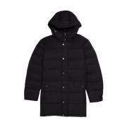 Gewatteerde Dons Parka Brooks Brothers , Black , Heren