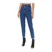 Blauwe High Waist Mom Jeans One Teaspoon , Blue , Dames