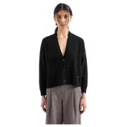 Stijlvolle Cardigan voor Vrouwen Armani Exchange , Black , Dames