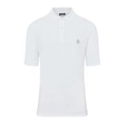 Plain Polo Shirt Herno , White , Heren