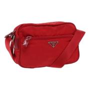 Pre-owned Nylon prada-bags Prada Vintage , Red , Dames