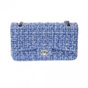 Pre-owned Fabric chanel-bags Chanel Vintage , Blue , Dames