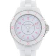 Pre-owned Glass watches Chanel Vintage , White , Dames