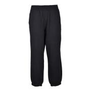 Katoenmix Stijlvolle Broek Adidas , Black , Heren