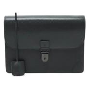 Pre-owned Leather clutches Dunhill Pre-owned , Black , Heren