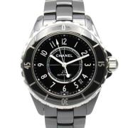 Pre-owned Glass watches Chanel Vintage , Black , Heren