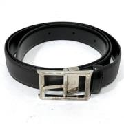 Pre-owned Leather belts Dunhill Pre-owned , Black , Heren