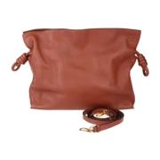 Pre-owned Leather handbags Loewe Pre-owned , Brown , Dames