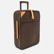 Pre-owned Canvas travel-bags Louis Vuitton Vintage , Brown , Dames