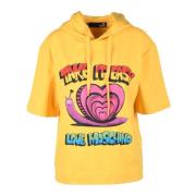 Katoen Spandex Stijlvolle Top Love Moschino , Yellow , Dames