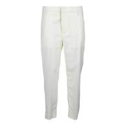 Wolmix Stretchbroek Dondup , White , Dames