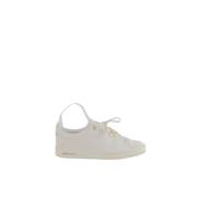 Pre-owned Leather sneakers Louis Vuitton Vintage , White , Dames