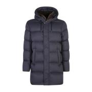 Winterjassen Blauw Piumino Stijl Herno , Blue , Heren