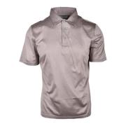 Katoenen Polo Shirt Ballantyne , Gray , Heren