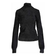 Stijlvolle Nylon Top MeiMeiJ , Black , Dames