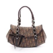 Pre-owned Canvas handbags Dior Vintage , Brown , Dames