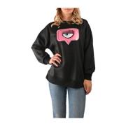 Sweatshirt Chiara Ferragni Collection , Black , Dames