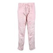 Lyocell Katoen Elastaan Broek Mason's , Pink , Dames