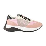 Casual Sneakers met Rubberen Zool Emanuelle Vee , Pink , Dames