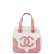 Pre-owned Canvas totes Chanel Vintage , White , Dames