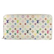 Pre-owned Canvas wallets Louis Vuitton Vintage , White , Dames