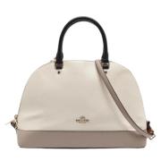 Pre-owned Leather handbags Coach Pre-owned , Beige , Dames