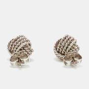 Pre-owned Metal earrings Tiffany & Co. Pre-owned , Gray , Dames