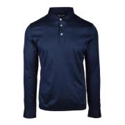 Katoenen Polo Shirt Ballantyne , Blue , Heren