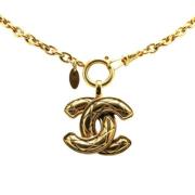 Pre-owned Fabric chanel-jewelry Chanel Vintage , Yellow , Dames