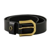 Leren Riem 100% Pelle Orciani , Black , Dames