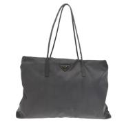 Pre-owned Nylon prada-bags Prada Vintage , Gray , Dames